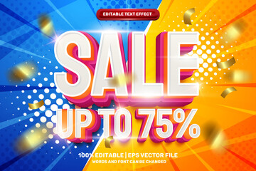 Super big sale up to 75% editable text effect