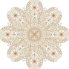 Luxury Flower Pattern Mandala