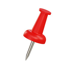 red push pin