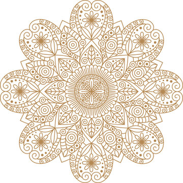 Luxury Flower Pattern Mandala