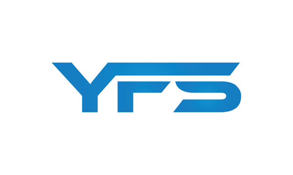 YFS monogram linked letters, creative typography logo icon