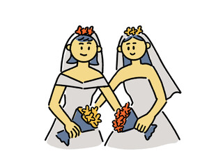 女性同士の結婚