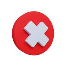 red cross button