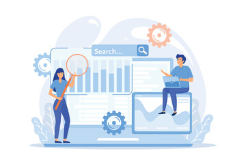 SMM, digital marketing and Internet advertisement. Search engines, online marketing and seo tools, search engines optimization concept.