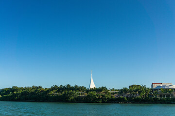 View of the coast of Miami, State of Florida, USA