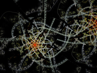 Imaginatory fractal abstract background Image