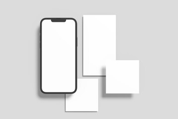 Instagram Stories & Post Blank Mockup