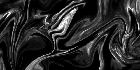 Fototapeta premium Black,white grey marble texture with natural pattern for background and desinge. Liquid marble surfaces design and panorama texture grunge backdrop background. Statuario Marble Texture Background,