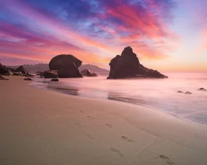 Acrylic prints Baker Beach, San Francisco Beautiful Sunset at beach in San Francisco.