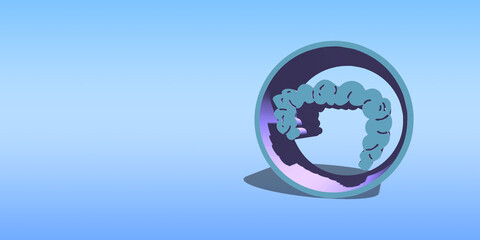 3D rendering intestine, healthcare hospital service concept, laboratory research and development Service in medical technology.