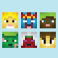 Editable Vector Illustration of Character Head. Good for sticker, icon, clip art, ppt, game, education, etc © Kenyr