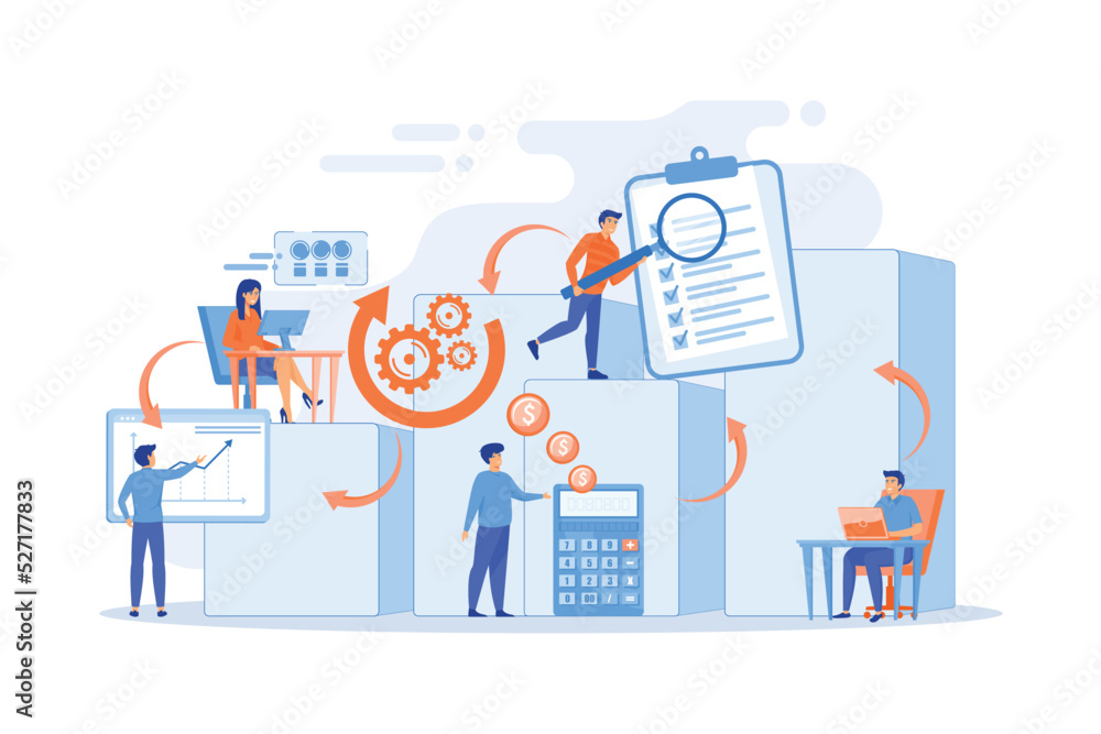 Poster workforce organization and management. workflow processes, workflow process design and automation, b