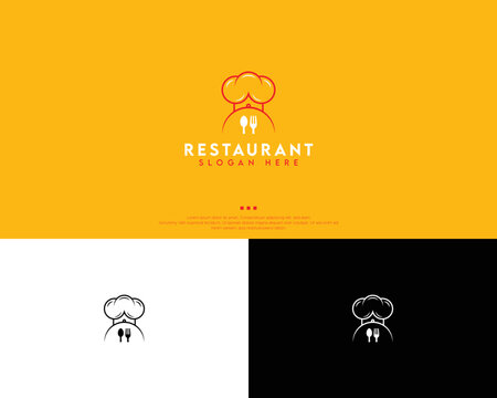 Restaurant logo design template