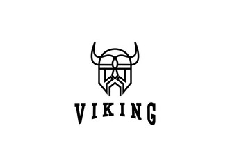 Viking Armor Helmet logo design, for Boat Ship, Cross Fit, Gym, Game Club, Sport