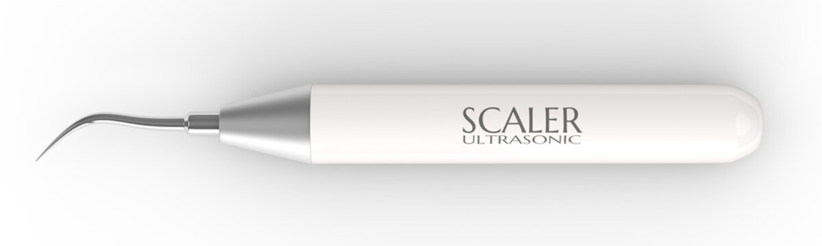  3d Render Of Dental Ultrasonic Scaler