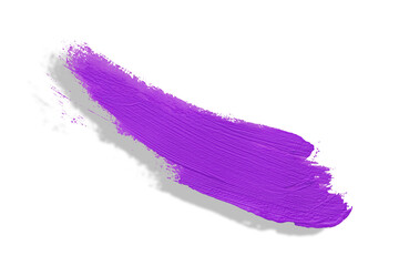 purple brush and shadow isolated on transparent background purple watercolor png