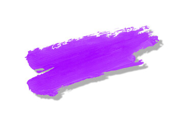 purple brush and shadow isolated on transparent background purple watercolor png