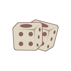 dice isolated on white