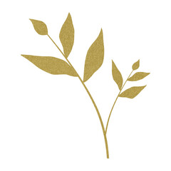 Obraz premium PNG. Gold leaf glitter paper texture.