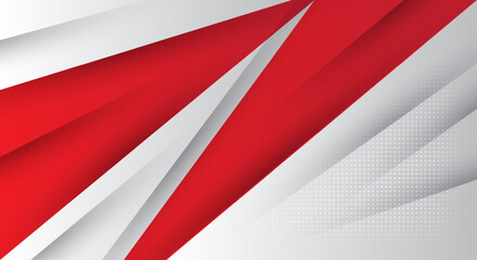 Red white modern abstract background design. Eps 10