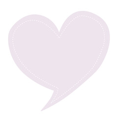 Purple pastel Speech bubble.