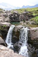 Fairy Pools Wasserfälle auf der Insel Skye in Schottland