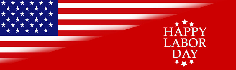American flag background for labor day.