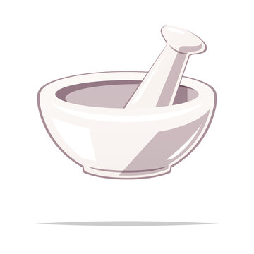 recommend clip art: Mortar and pestle vector isolated illustration