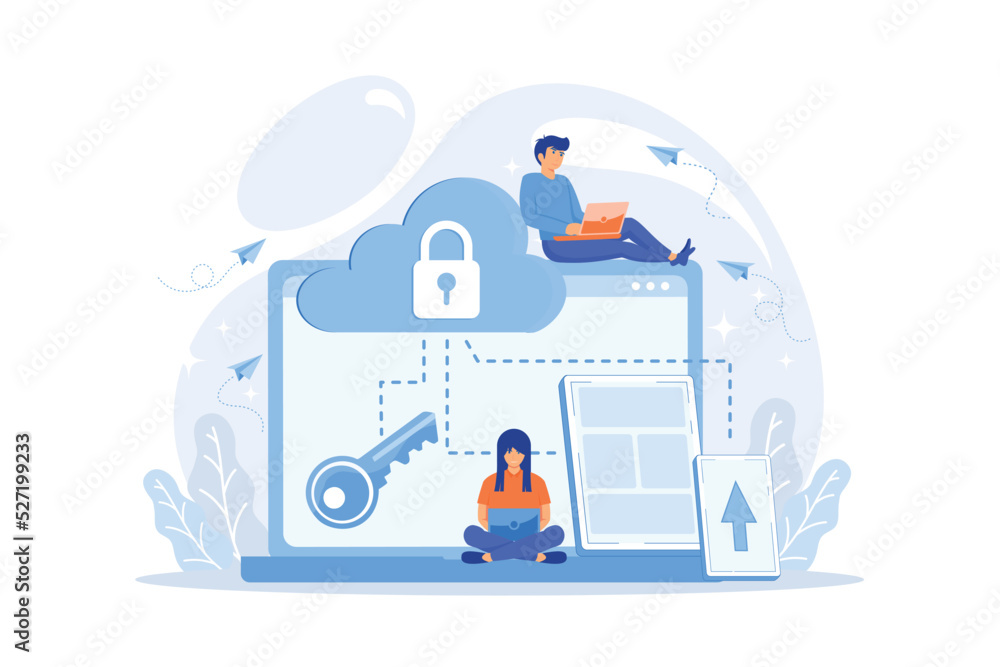 Poster architect and engineer working on technologies and controls to protect data and applications. cloud 