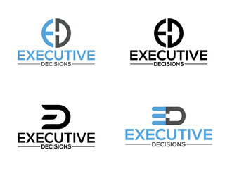 ED letter logo design for multiple use , Icon , apps icon , logo.eps