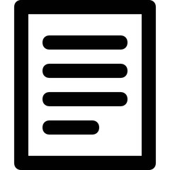 Document Vector Icon