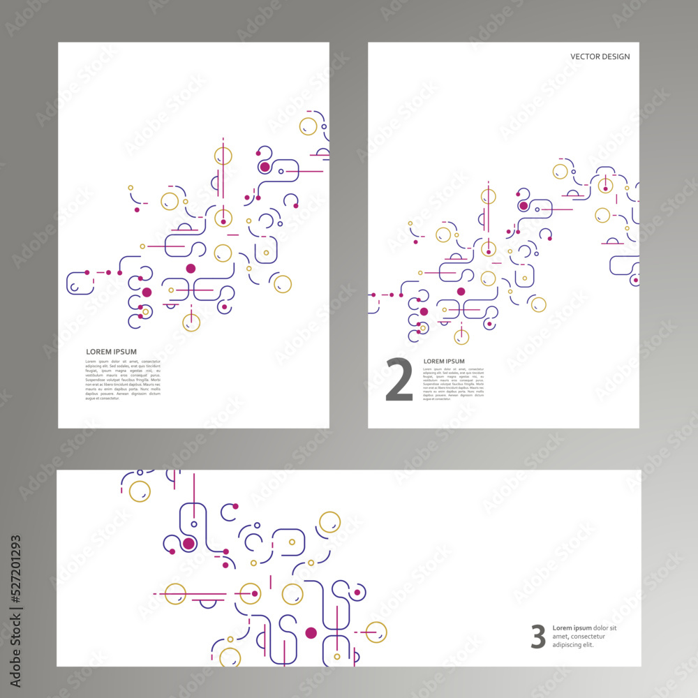 Poster abstract background with simple shapes. modern design template with space for text. minimal stylish 