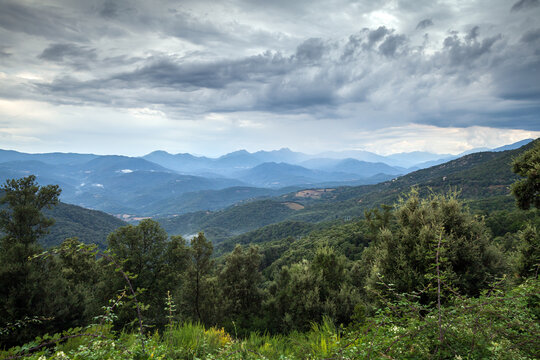 Corsica , France. Mountain landscape photo