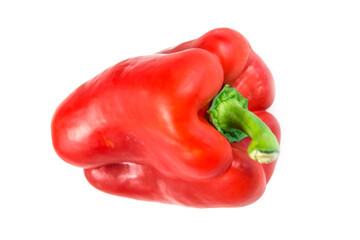 bell pepper isolated on white