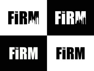 The Firm logo design vector template.eps
