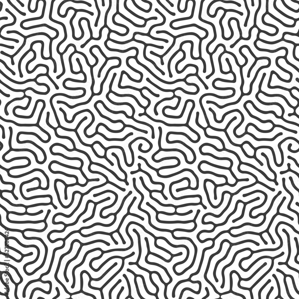 Poster abstract seamless pattern. organic curves. organic seamless pattern.