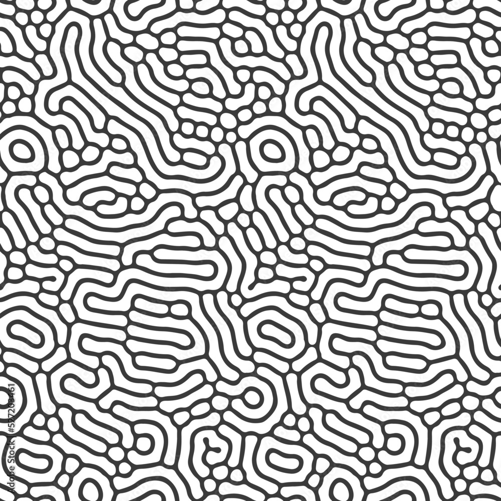 Poster abstract seamless pattern. organic curves. organic seamless pattern.