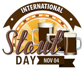 International Stout Day Banner Design