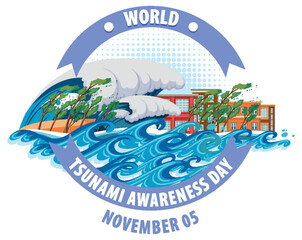 World Tsunami Awareness Day Logo Design