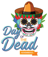 Day of the dead with Mexican Calaca