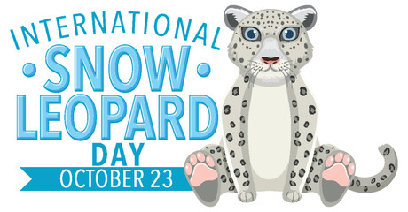 International Snow Leopard Logo Concept