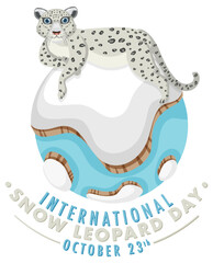 International Snow Leopard Day Banner Design