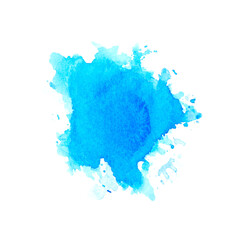 watercolor paint on white background