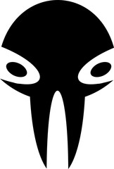 alien skull  with out background png