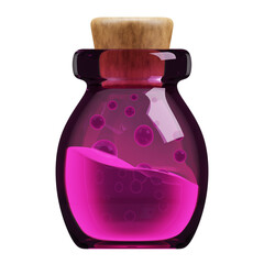 potion bottle 3d icon illustration