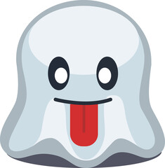 ghost cartoon character, emotion