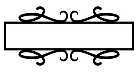 Fototapeta premium spiral line text box 