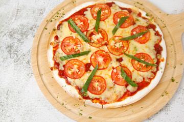 Freshly cooked Margharita Pizza