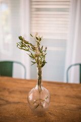 Vase with olive branch