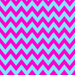 Seamless chevron pattern. The pink and blue color of zigzag vector design. Paper, cloth, fabric, cloth, dress, napkin, cover, bed printing, gift, present or wrap concepts.
